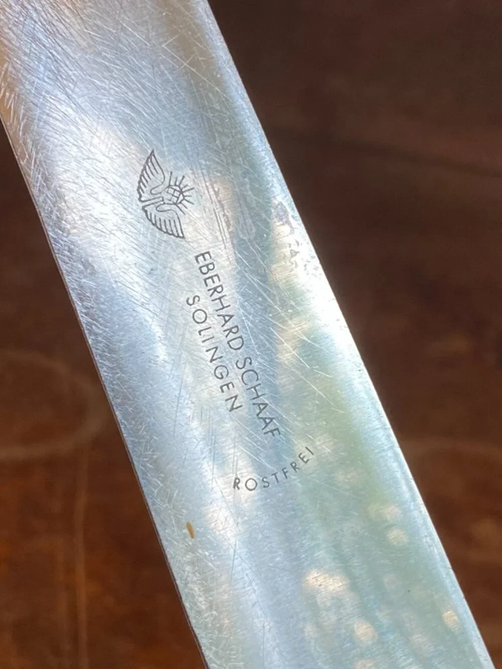 Vintage Eberhard Schaaf Solingen Germany Rostfrei Stainless Steel Utility Knife